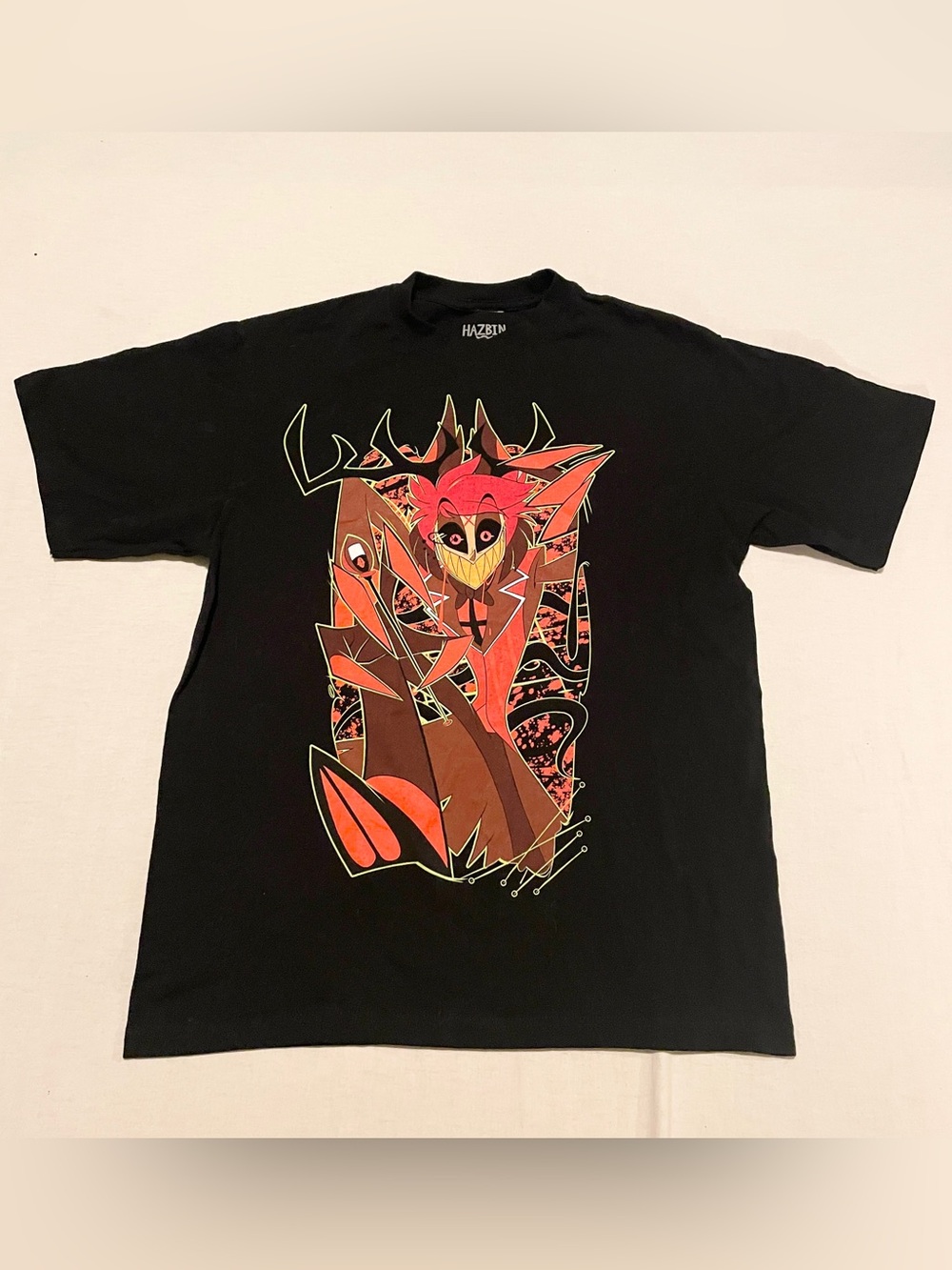 Hazbin Hotel Alastor The Radio Demon T-Shirt - Black Size L